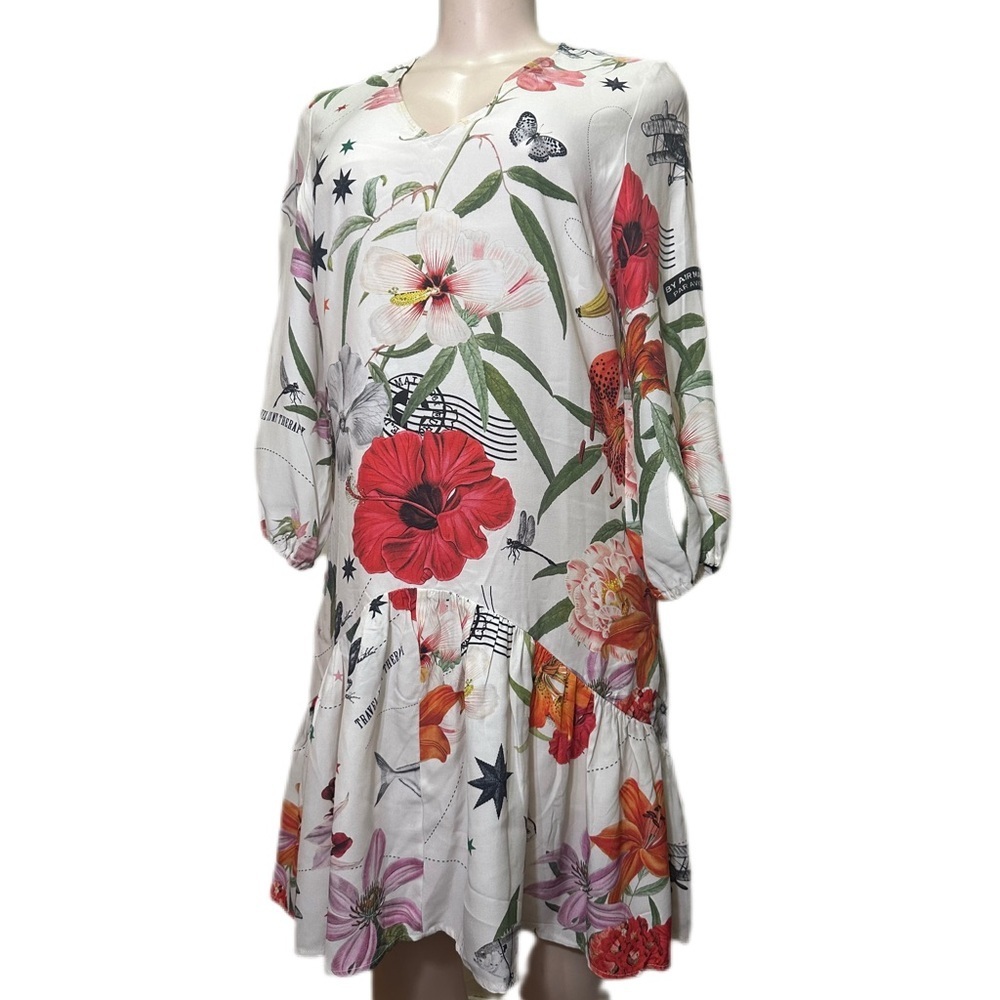 NWT VILAGALLO Floral Print Dress